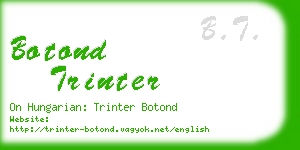 botond trinter business card